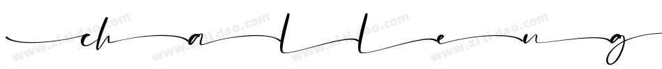 Challenge - Personal字体转换